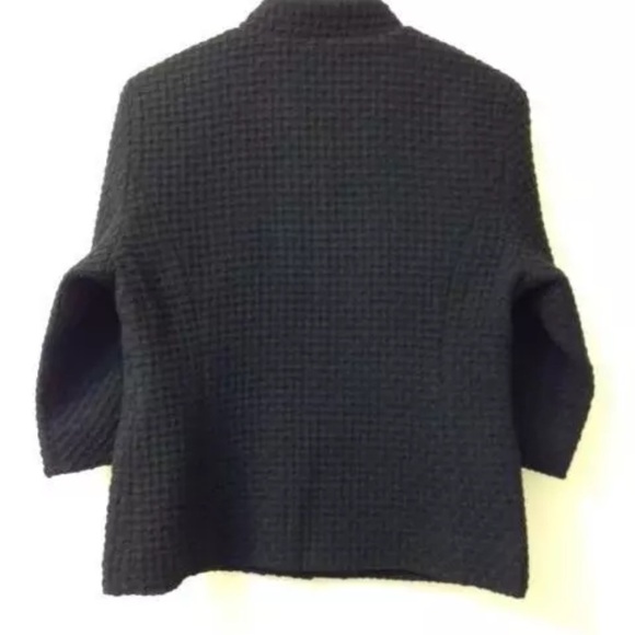 GAP Wool Jacket with Cropped Silhouette and Mock Neck - Picture 7 of 8